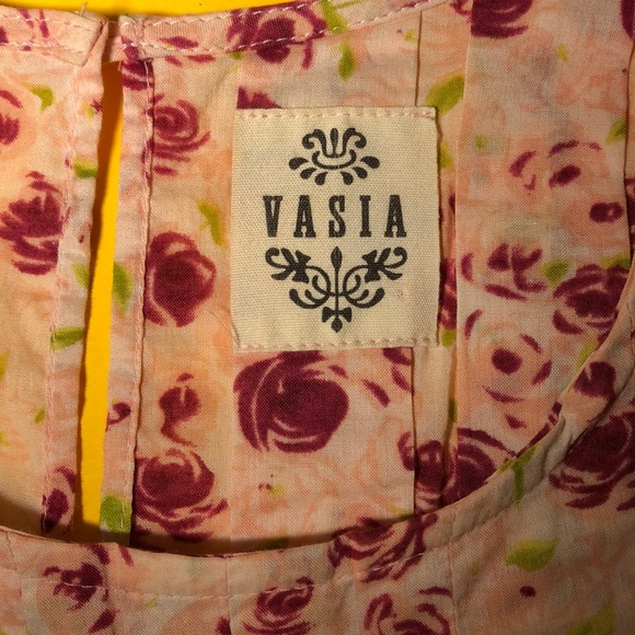 🟠 VASIA 🟠 (Anthro) floral sleeveless top - Picture 7 of 9